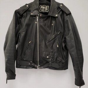 (49264-2) First Leather Jacket - Size 46